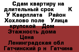 Сдам квартиру на длительный срок,13000 К.У Кварплата › Район ­ Хохлово поле › Улица ­ крупской › Дом ­ 7 › Этажность дома ­ 5 › Цена ­ 13 000 - Ленинградская обл., Гатчинский р-н, Гатчина  Недвижимость » Квартиры аренда   